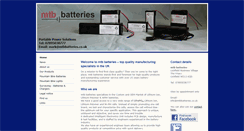 Desktop Screenshot of mtbbatteries.co.uk